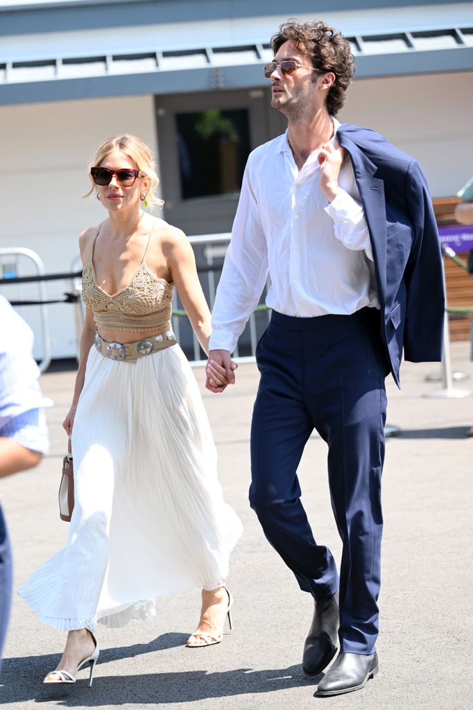 sienna miller at wimbledon