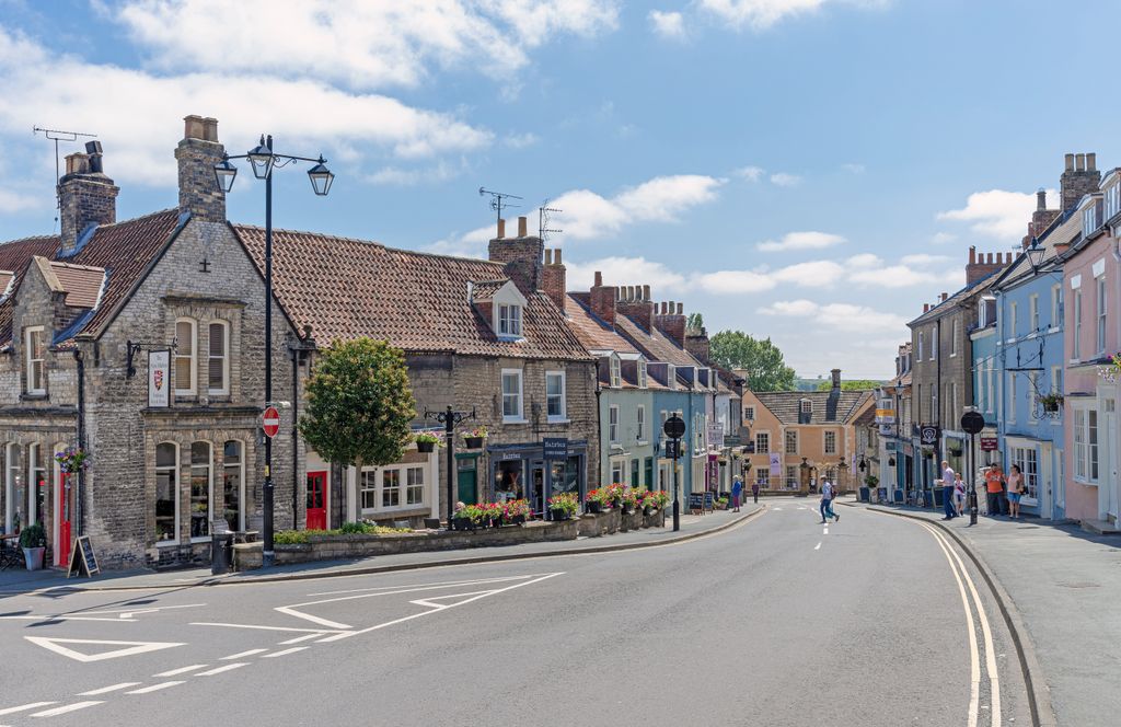 Market Street In, Malton, Yorkshire.