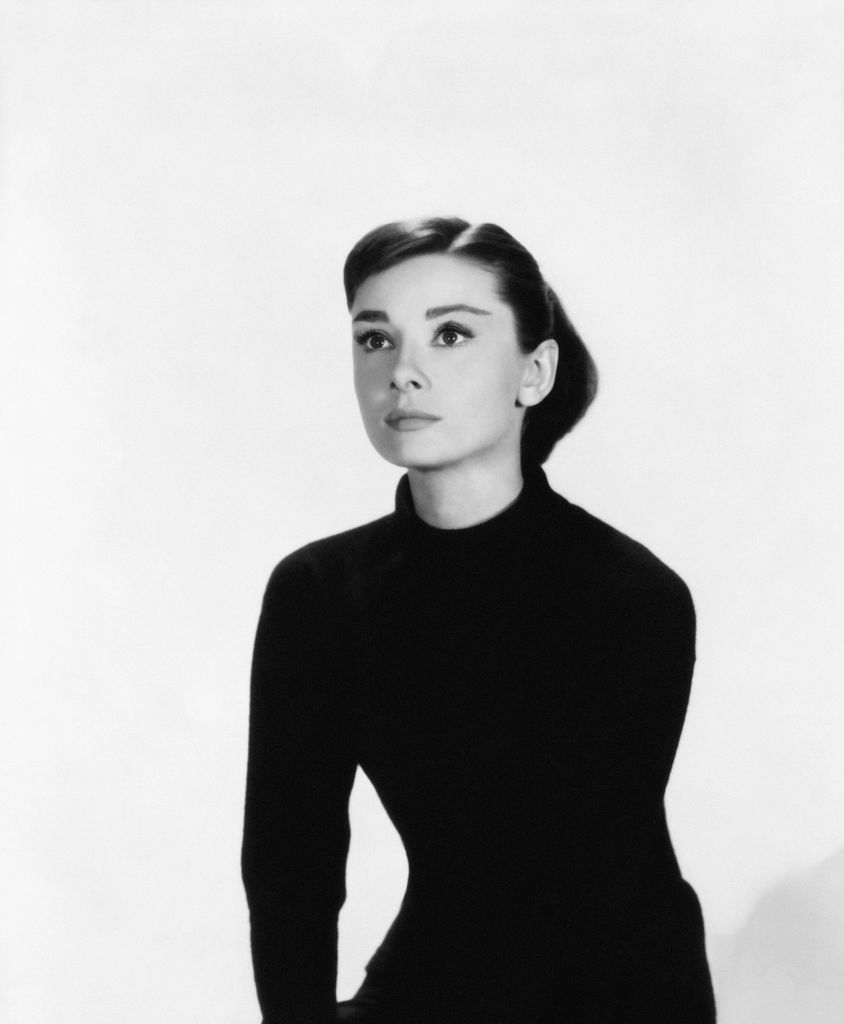 Audrey Hepburn beautiful studio glamour publicity portrait circa 1953. 