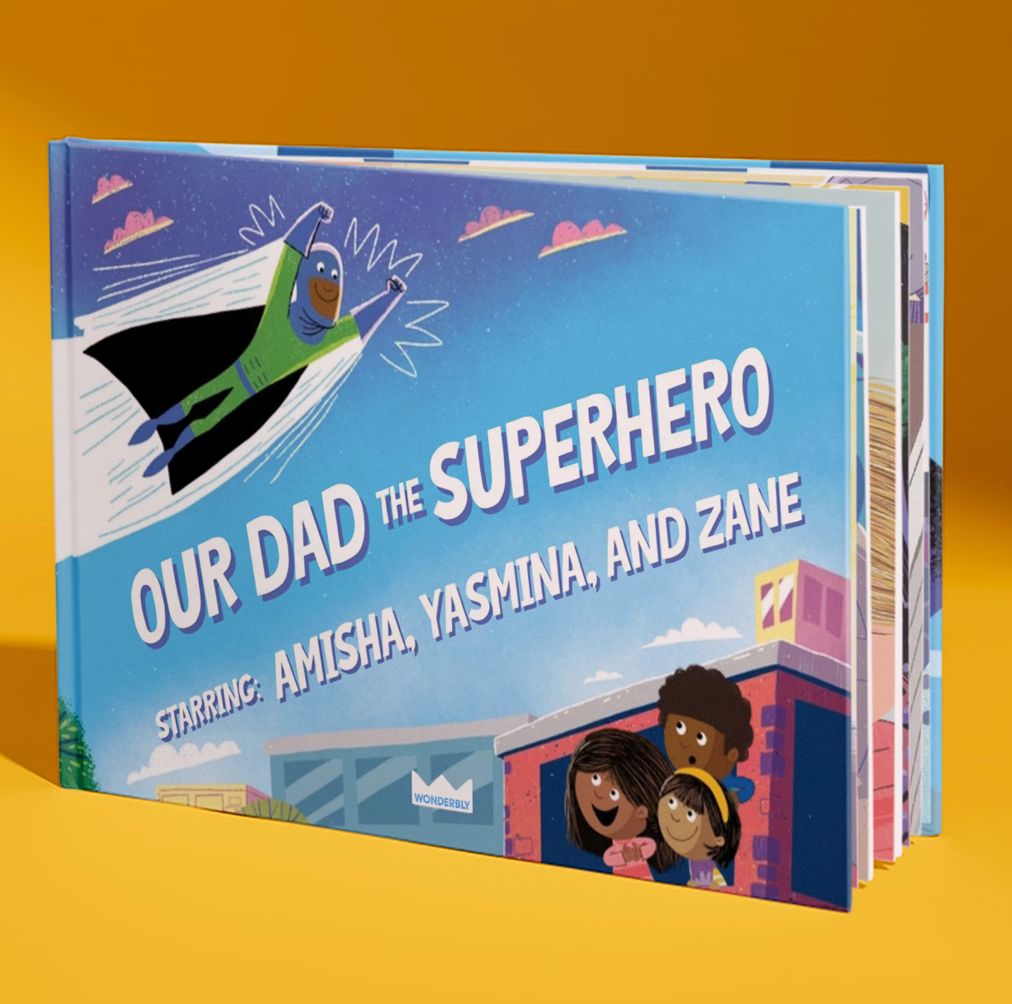 Wonderbly My Daddy The Superhero