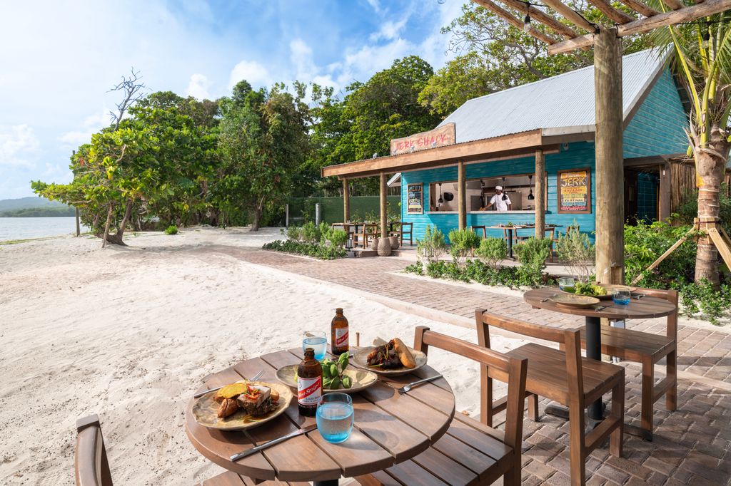Jerk Shack at Sandals Dunn's River in Jamaica