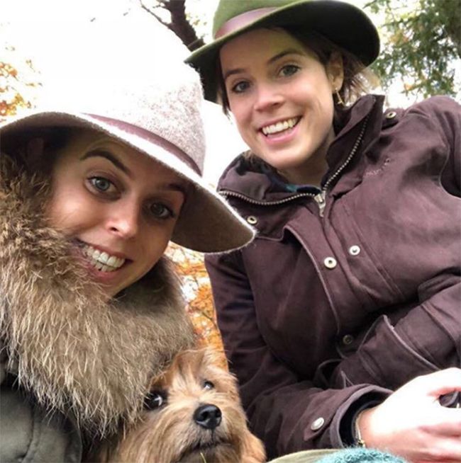 princess beatrice and eugenie country walk