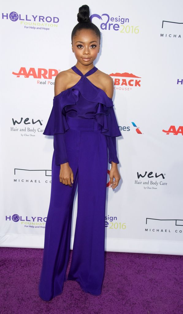 PACIFIC PALISADES, CA - JULY 16:  Actress Skai Jackson attends the 18th Annual DesignCare Gala on July 16, 2016 in Pacific Palisades, California.  (Photo by Earl Gibson III/Getty Images)