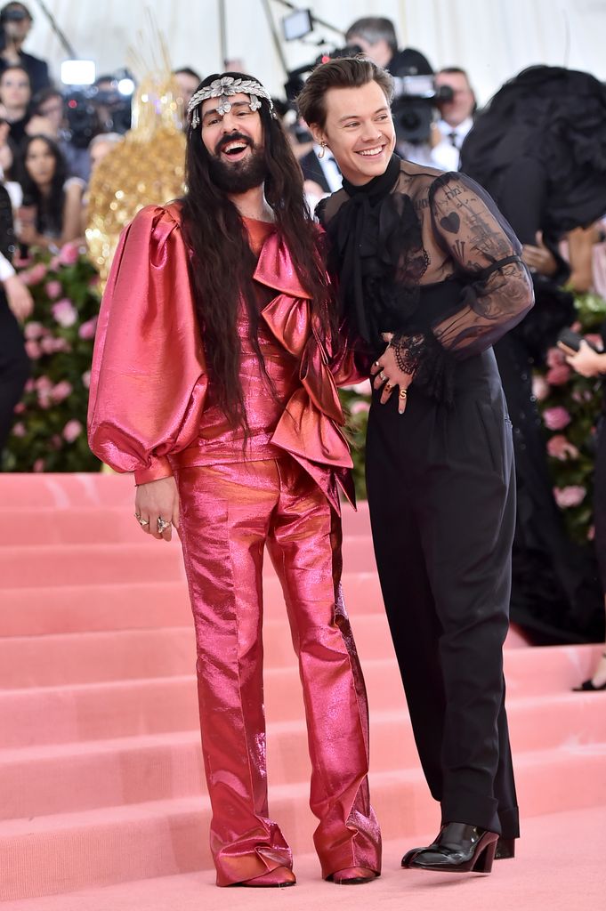 Alessandro Michele and Harry Styles attend the 2019 Met Gala 