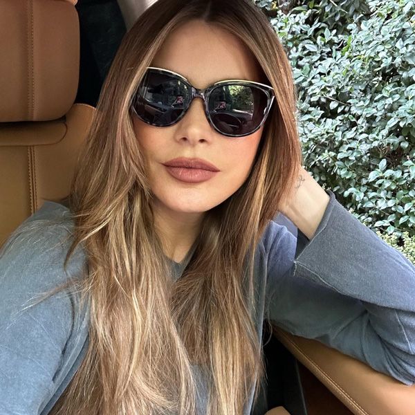 sofia vergara sunglasses car selfie