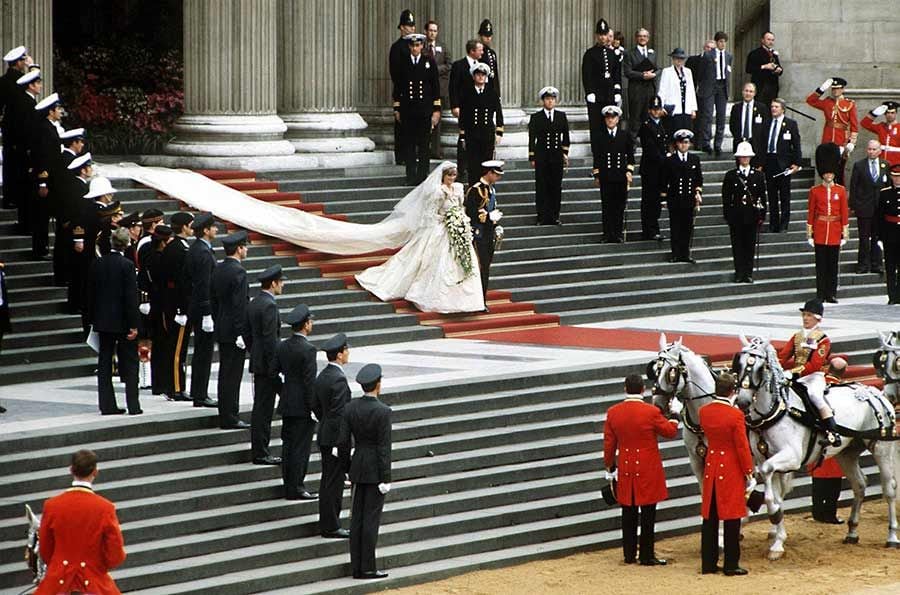 2 Prince Charles Princess Diana wedding St Pauls cathedral