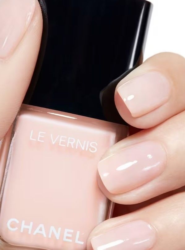 Sophia recommends using Chanel's 'Ballerina' for your base coat when creating a French manicure
