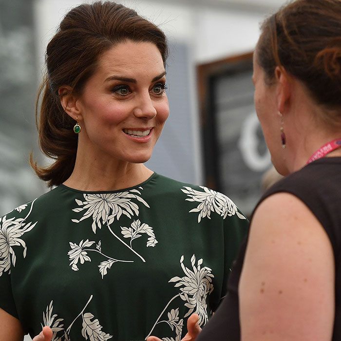 Princess Kate wearing Monica Vinader Siren earrings 