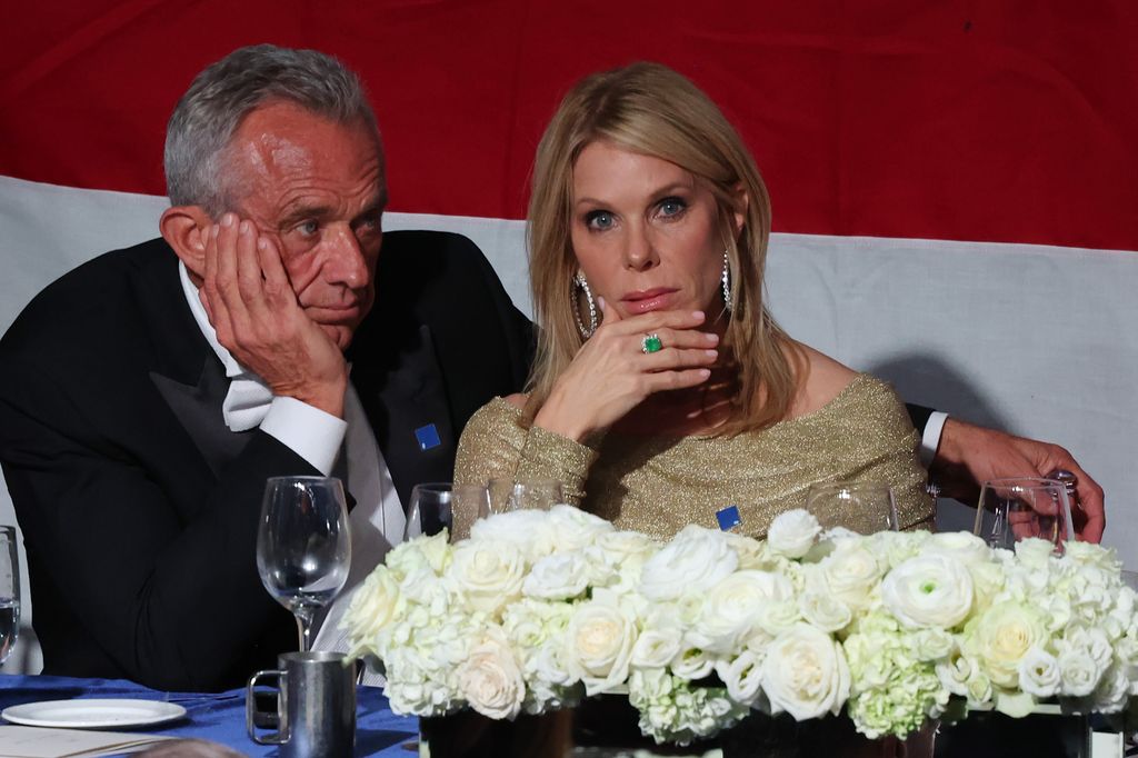 Former presidential candidate Robert F. Kennedy Jr. and his wife Cheryl Hines