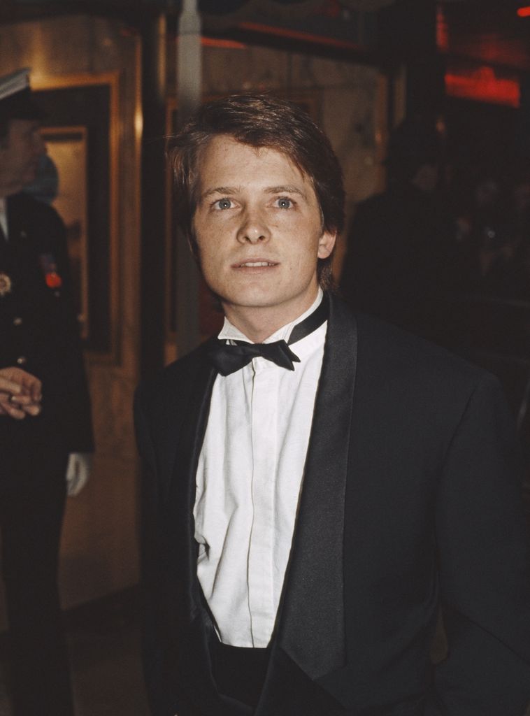 Canadian-American actor Michael J. Fox at the premiere of the film 'Back to the Future', in which he stars as time traveller Marty McFly, London, 3rd December 1985