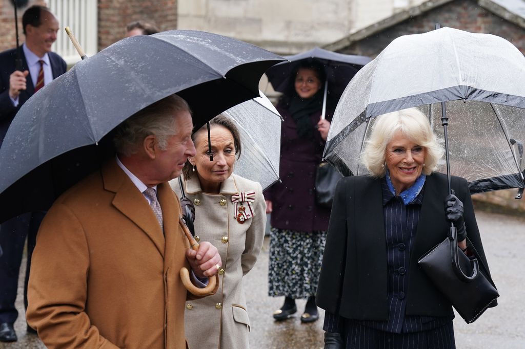 King Charles and Queen Consort Camilla toured Talbot Yard Food Court