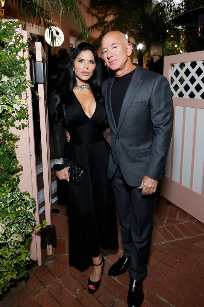 Lauren and Jeff Bezos looking stylish