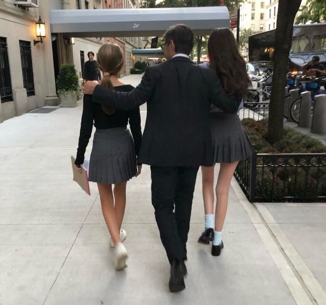 george stephanopoulos and his daughters elliott and harper
