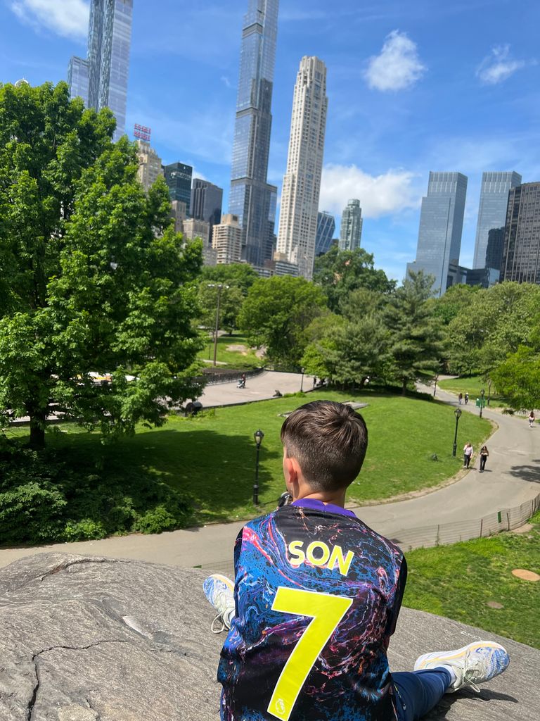 Central Park is on the doorstep and great for stomping around with your kids