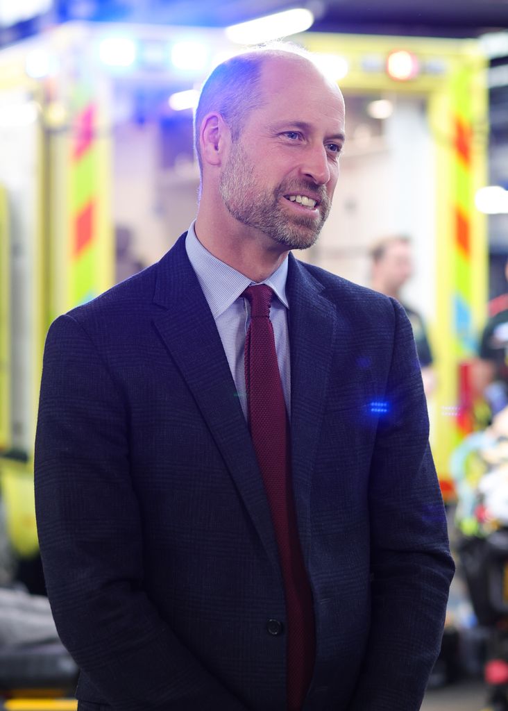 The Prince of Wales during a visit to the London Ambulance