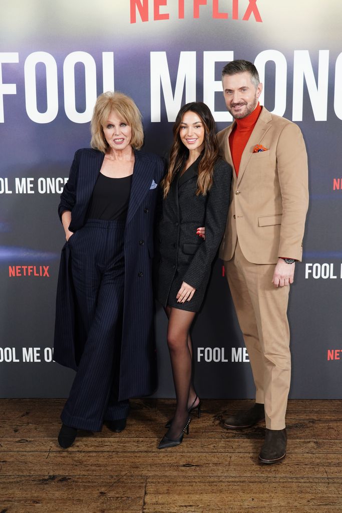 Joanna Lumley, Michelle Keegan, and Richard Armitage at the photo call for Fool Me Once