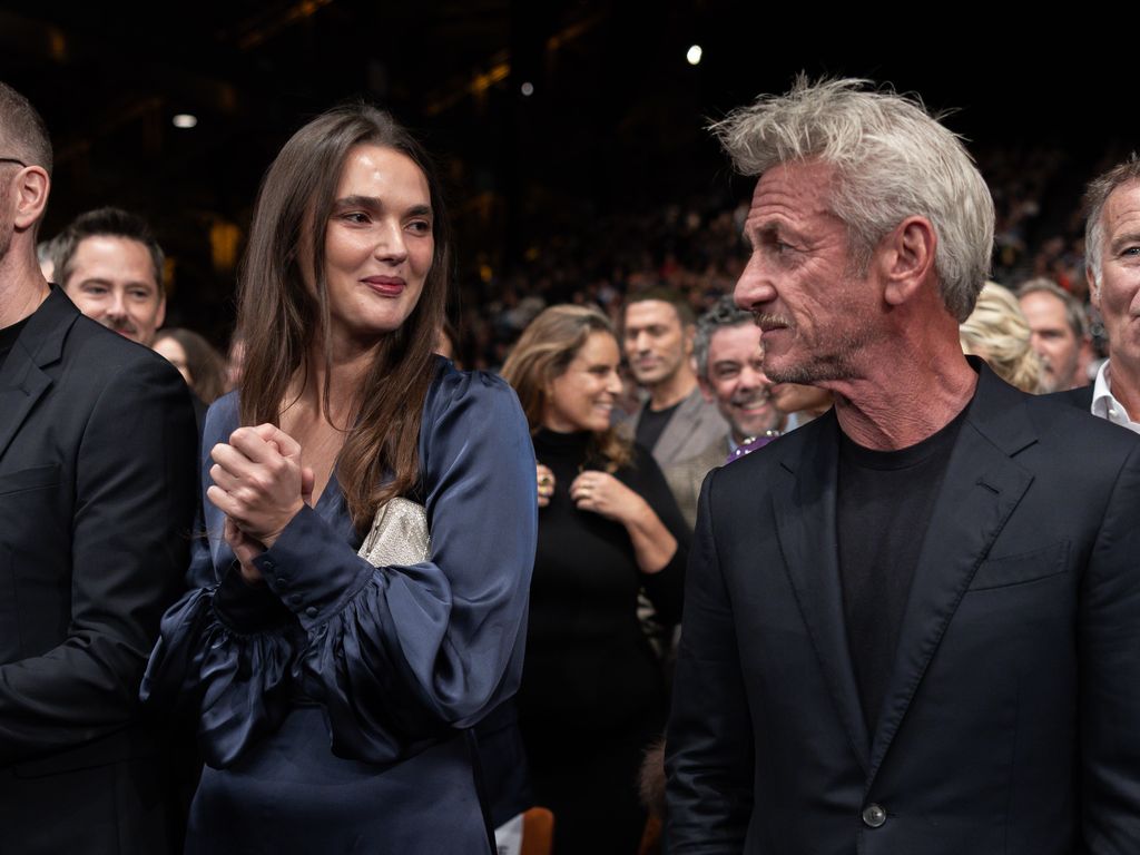 Valeria Nicov and Sean Penn attends the Opening Ceremony during the 17th Film Festival Lumiere 