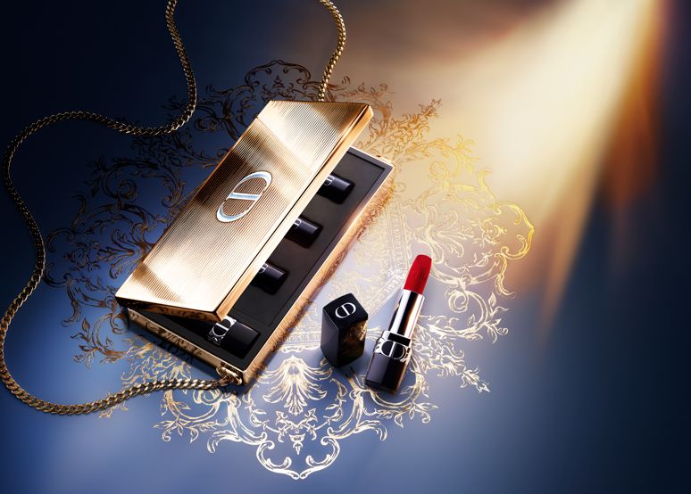 Amazon.com : Dior Minaudiere Rouge Lipsticks and Mini Cell Energy Skincare  Holiday Gift Set Limited Edition : Beauty & Personal Care