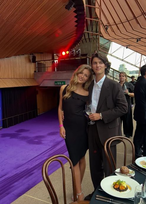 Benedikte Thoustrup and Count Nikolai at an event in Australia
