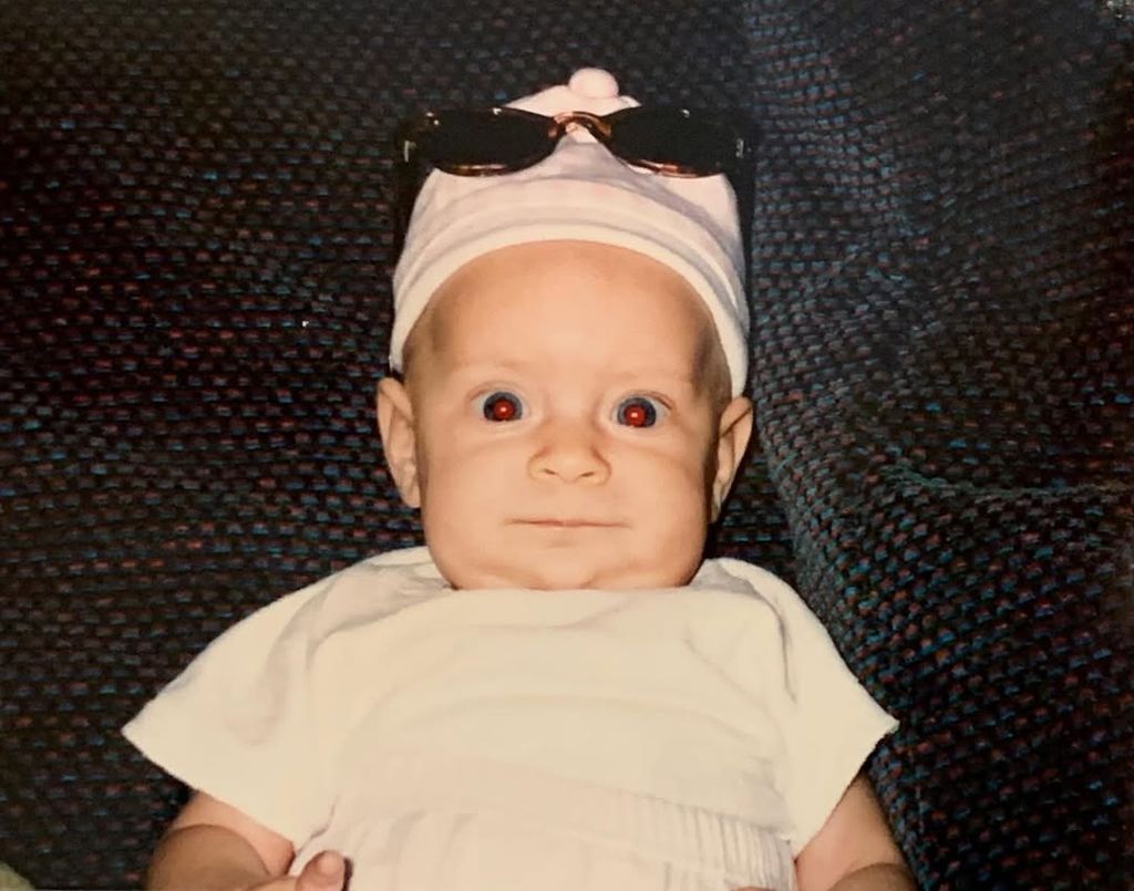 Tallulah Willis as a baby, photo shared on Instagram