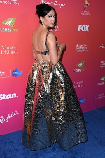 Katy Perry poses alongside Miranda Kerr on red carpet - Good