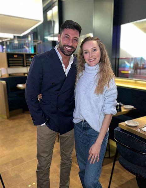 Giovanni Pernice and Rose Ayling Ellis smiling together