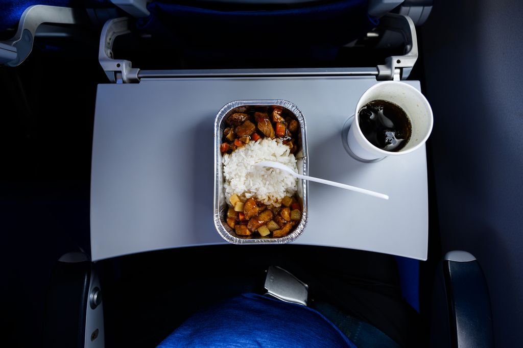 Airplane meal, boxed lunch