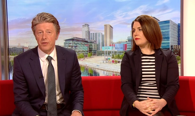 Charlie Stayt and Nina Warhurst on BBC Breakfast