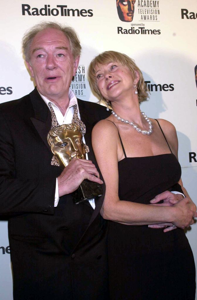 Helen Mirren with actor Michael Gambon 