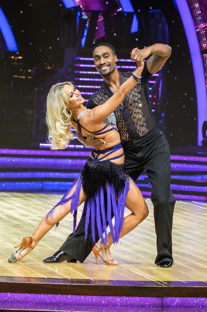 Kristina Rhianoff and Simon Webbe attend a photocall to launch the Strictly Come Dancing Live Tour 2015
