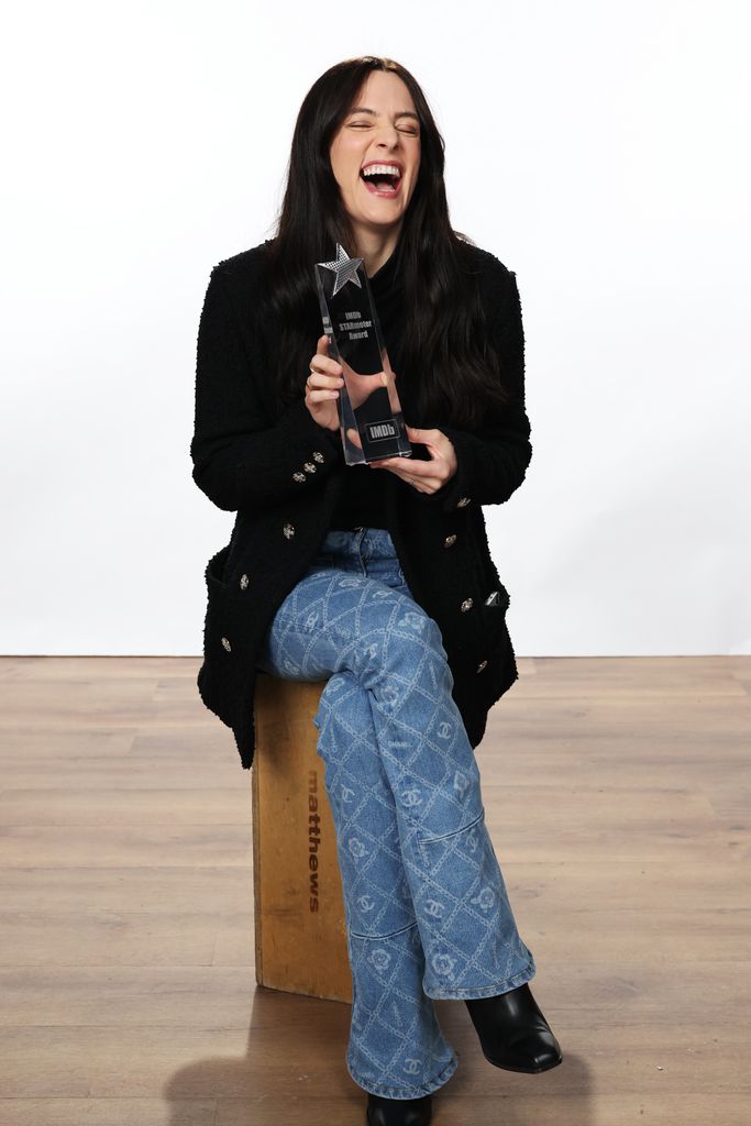 Riley Keough receives the IMDb "Fan Favorite" STARmeter Award at the 2024 Sundance Film Festival on January 19, 2024 in Park City, Utah