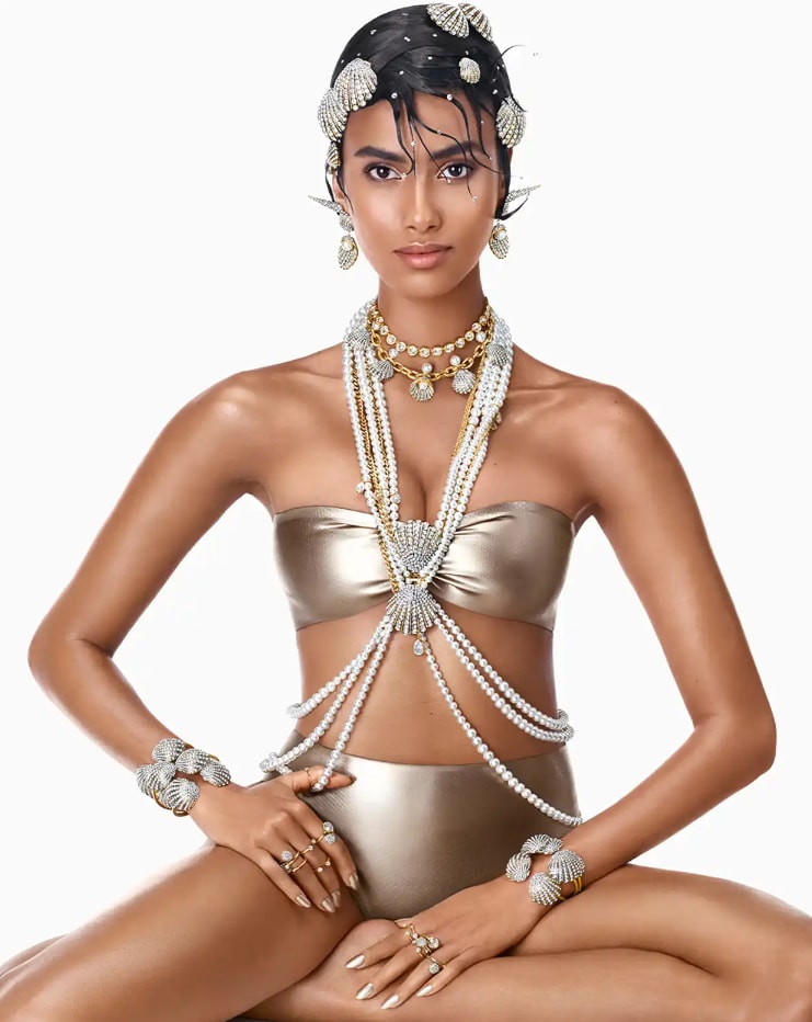 Imaan Hammam by Steven Meisel for Swarovski SS24