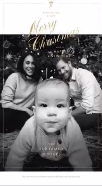 sussexes christmas card 2019