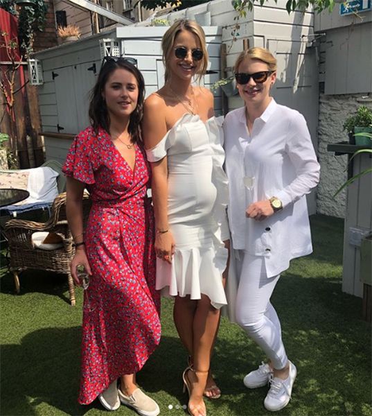 vogue williams baby bump at baby shower