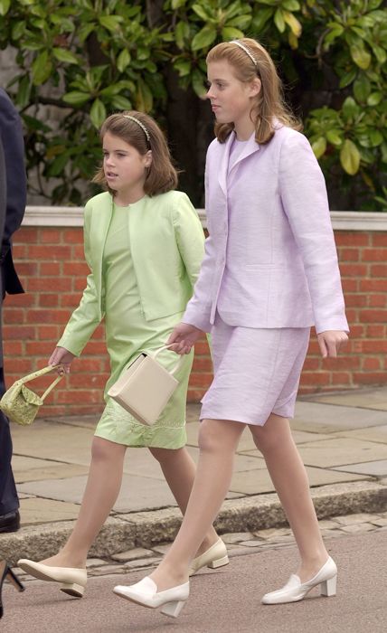 princess eugenie and beatrice pastel suit