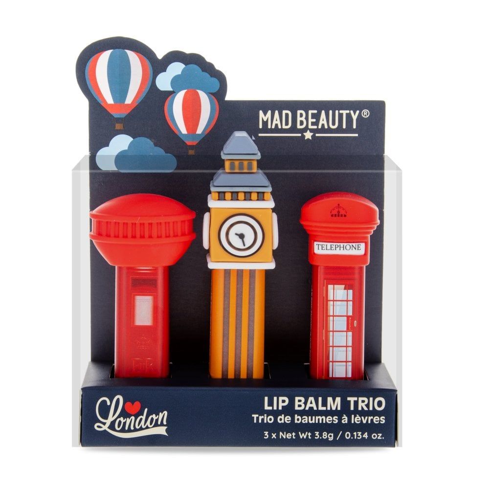 MAD Beauty London Lip Balms Set
