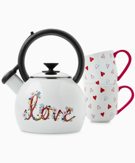 macys sale martha stewart valentine kitchenware tea kettle mugs z 