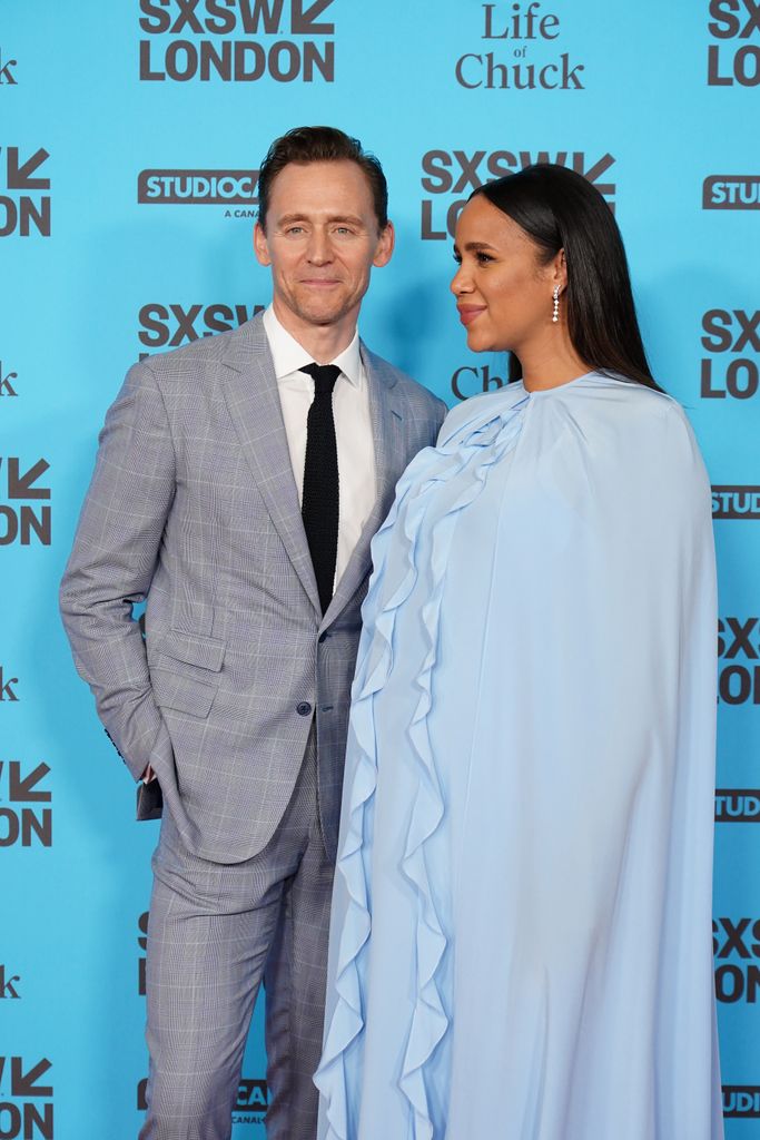Tom Hiddleston and Zawe Ashton attending The Life Of Chuck world premiere during the SXSW London screen