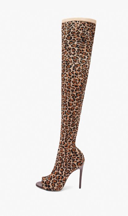 leopard print heels victoria beckham