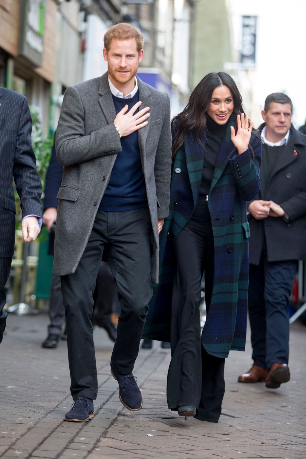 Prince Harry and Meghan Markle in Edinburgh, 2018