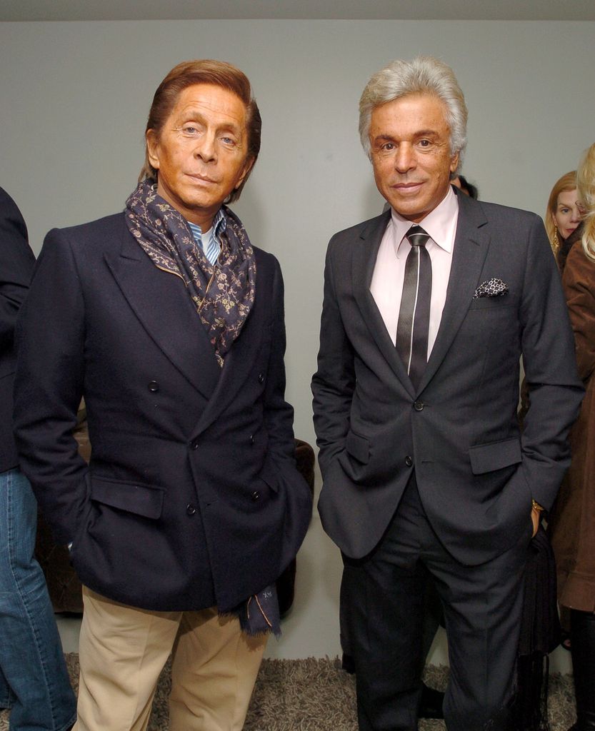 Valentino garavani and Giancarlo Giammetti  