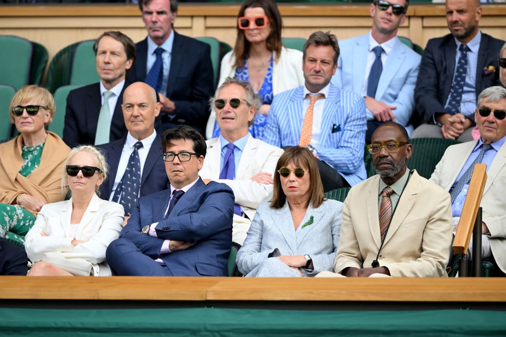 Kitty McIntyre, Michael McIntyre, John Witherow, Lisa Makin, Sir Lenny Henry, Paul Tisdale and Michael Middleton 