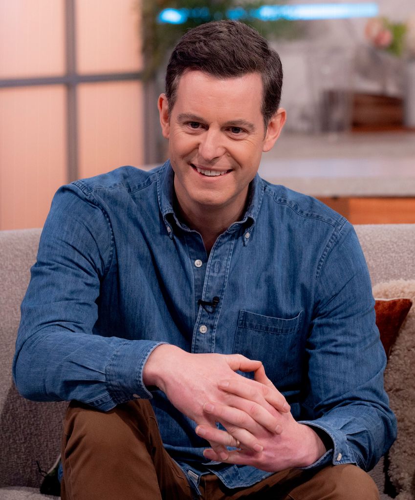 Matt Baker in a blue denim jacket