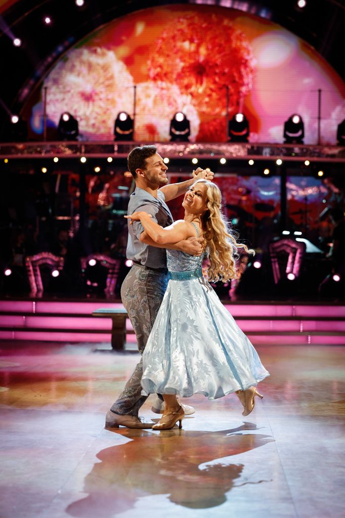 Sarah Hadland dancing with Vito Coppola