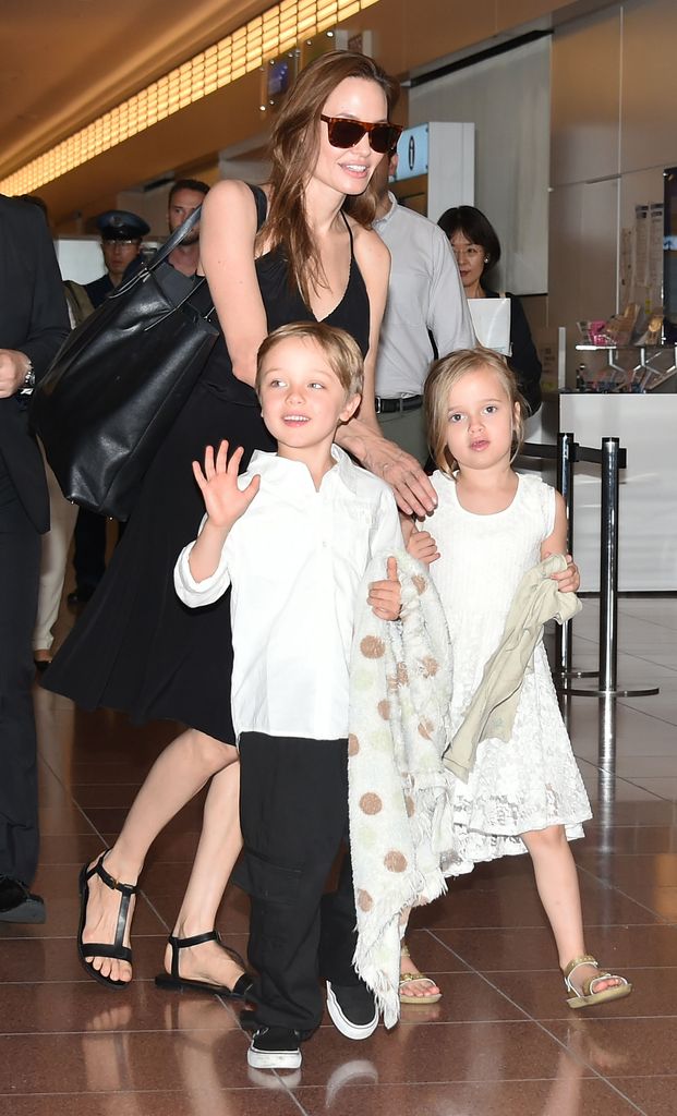 NEW YORK, NY - JUNE 19: Angelina Jolie and her son Knox Leon Jolie