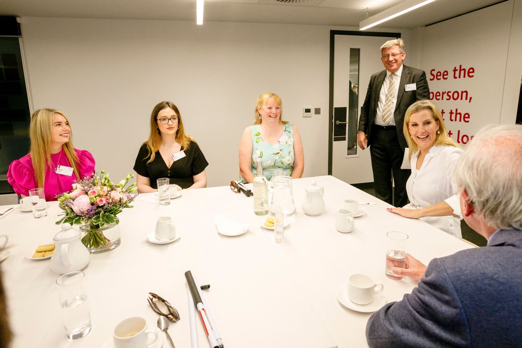Sophie joined a roundtable discussion at the RNIB's new headquarters