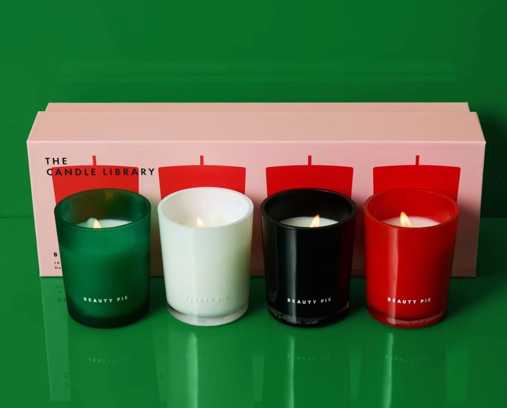 Candle Library from Beauty Pie