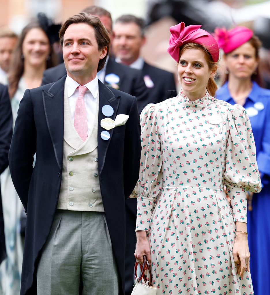 Princess Beatrice and Edoardo Mapelli Mozzi at Royal Ascot in 2023 