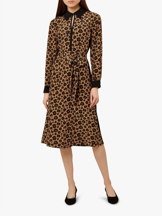 hobs leopard print dress