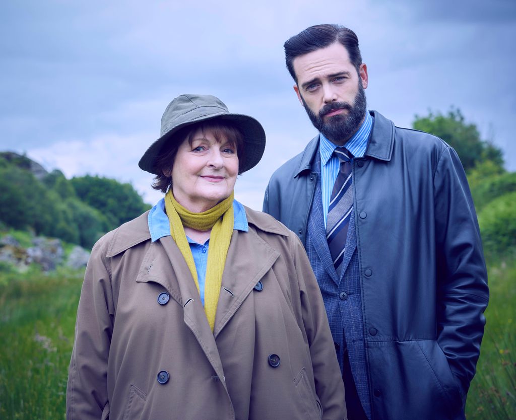 BRENDA BLETHYN as DCI Vera Stanhope and DAVID LEON as DI Joe Ashworth